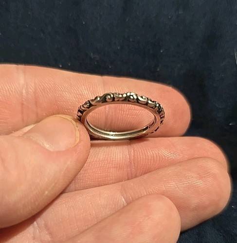 Carolyn Pollack Relios Sterling Silver Wavy Stackable Ring Sz 6.5 | eBay