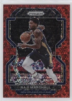 2021-22 Panini Prizm Fast Break Red Prizm 49/100 Naji Marshall #191 12tf