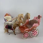 Vintage Y2K And 90s Barbie Carriages, Saddles, And Horses. Clean! Mattel.