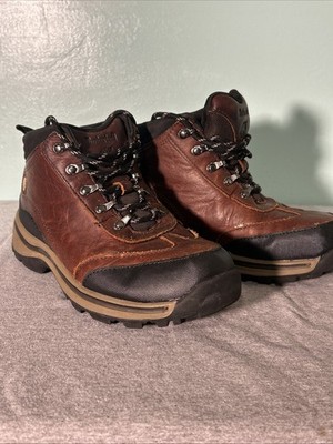 Timberland 22713 Brown Ankle Trail Hiking Boots Boys Size 2. Please See Pictures