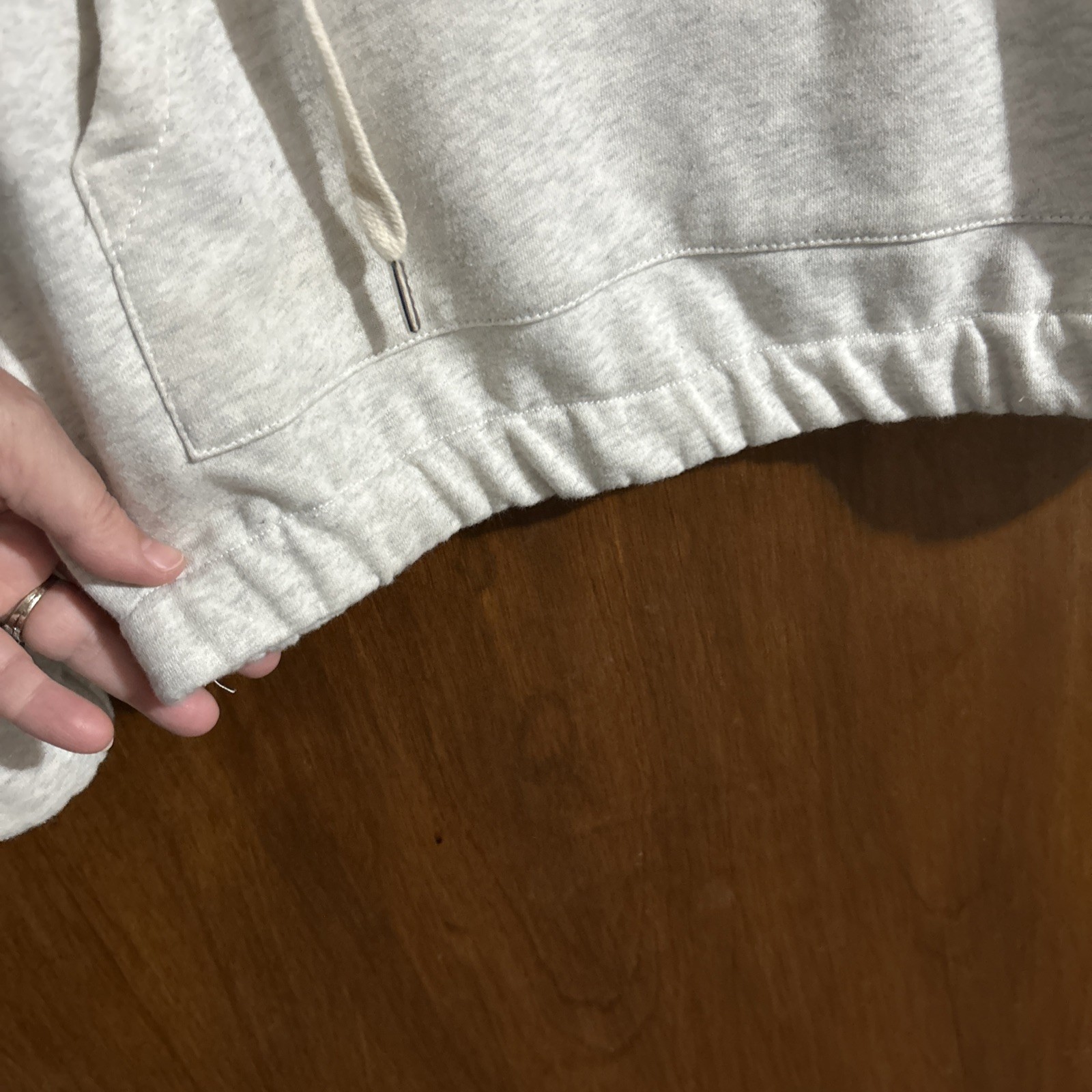 POL Size Small Pullover Half Zip Sweater Hoodie w… - image 6