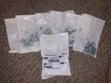 (Qty 700) 4-40 Kep Hex Star Lock Nuts Steel Zinc