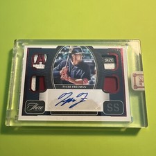 Gorgeous 2022 Panini Three And Two Tyler Freeman Auto Quad Jersey #2/3 SSP