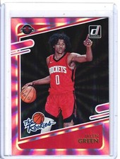 2021-22 Panini Donruss Jalen Green The Rookies Pink Laser Rookie RC