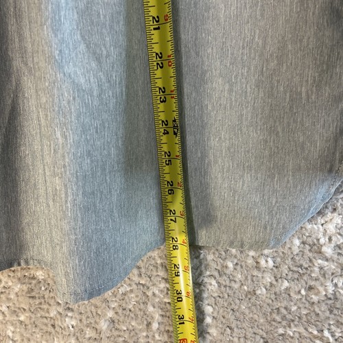 Magellan Outdoors Fish Gear Shirt Womens Medium Gray Green Roll Tab Sleeve Read - Picture 5 of 12