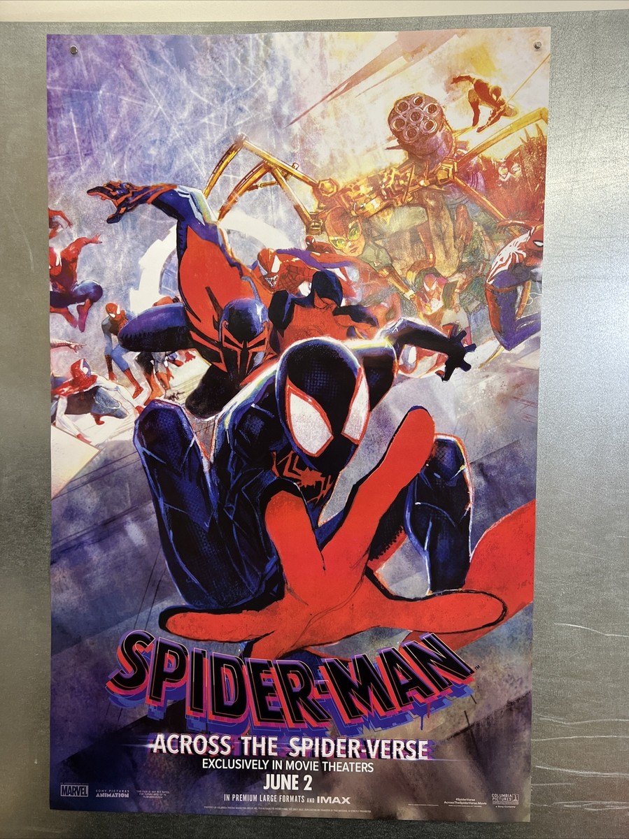 Spider-Man Across The Spiderverse AMC 22x35 Movie Poster Bill