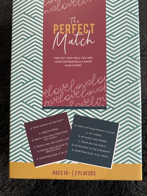 Once Perfectmatch Perfect Match Game by Professor puzzle, Used Once -couples Game | eBay
