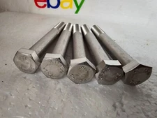 (5) 316 STAINLESS 1/2-13 X4 Hex Bolts Cap Screw Partially Threaded "BEST PRICE"