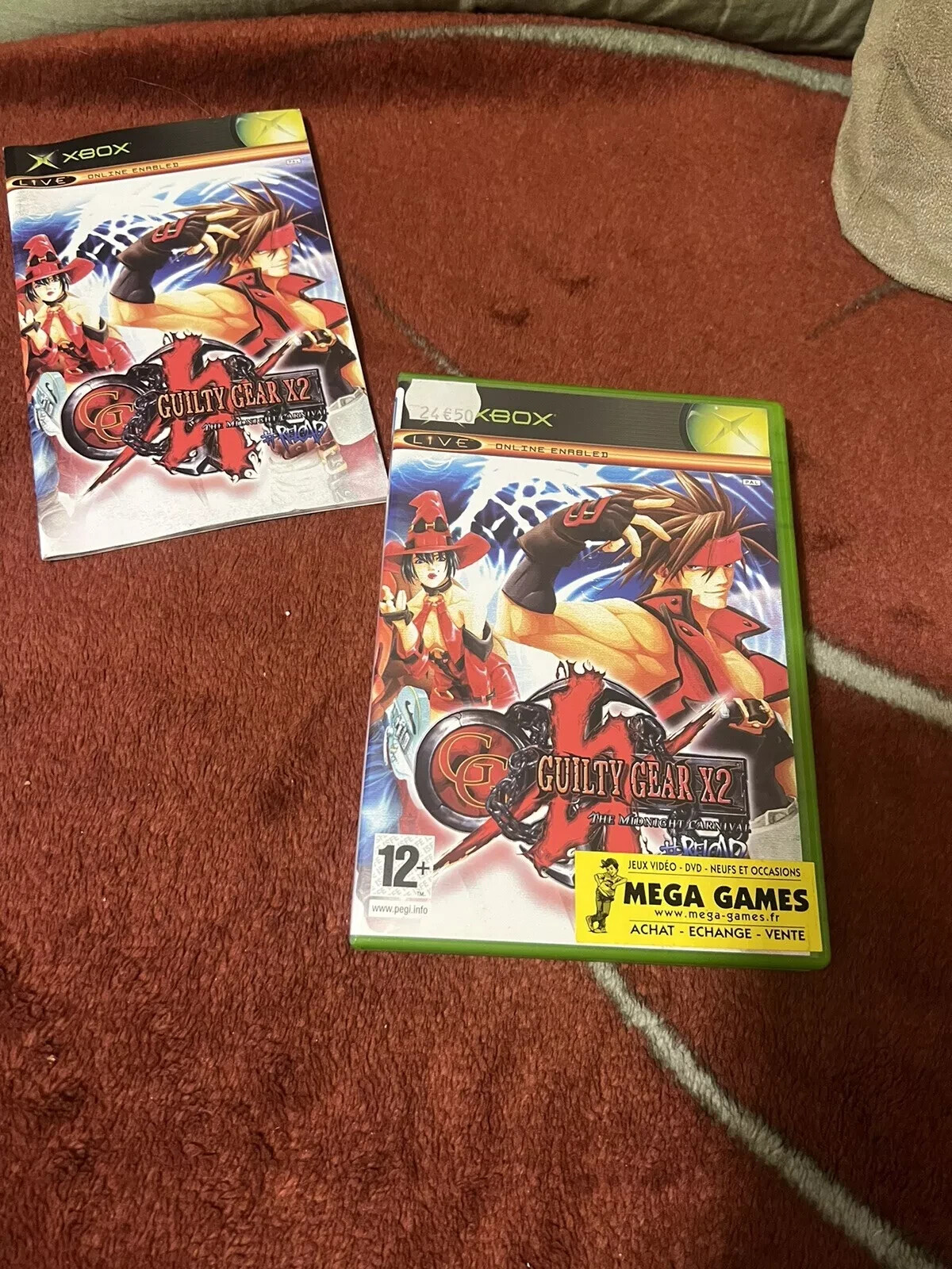 Jeu Microsoft Guilty Gear X2 The Midnight Carnival Reload Xbox PAL Eur A1