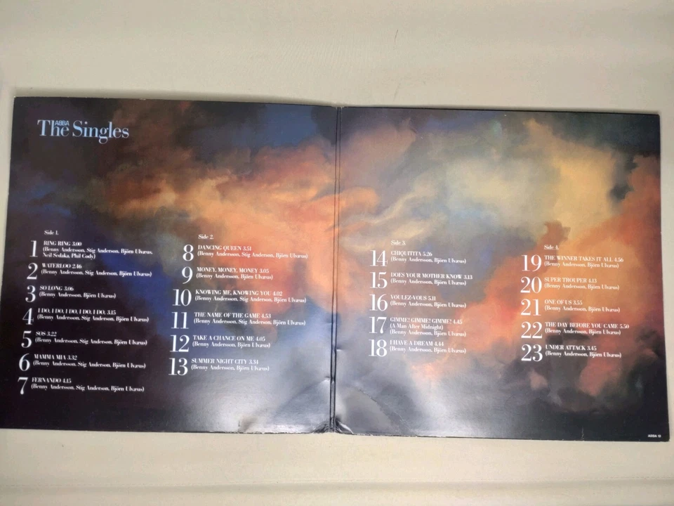 ABBA The Singles - The First Ten Years Double LP Vinyl Record 1982 - Image 2 of 4