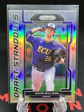 2021 Prizm Draft Picks Draft Standouts Silver DS-GW Gavin Williams ECU Guardians