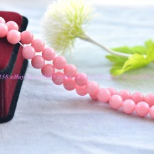 Natural 8mm Pink Morganite Round Gemstone Loose Beads 15'' AAA