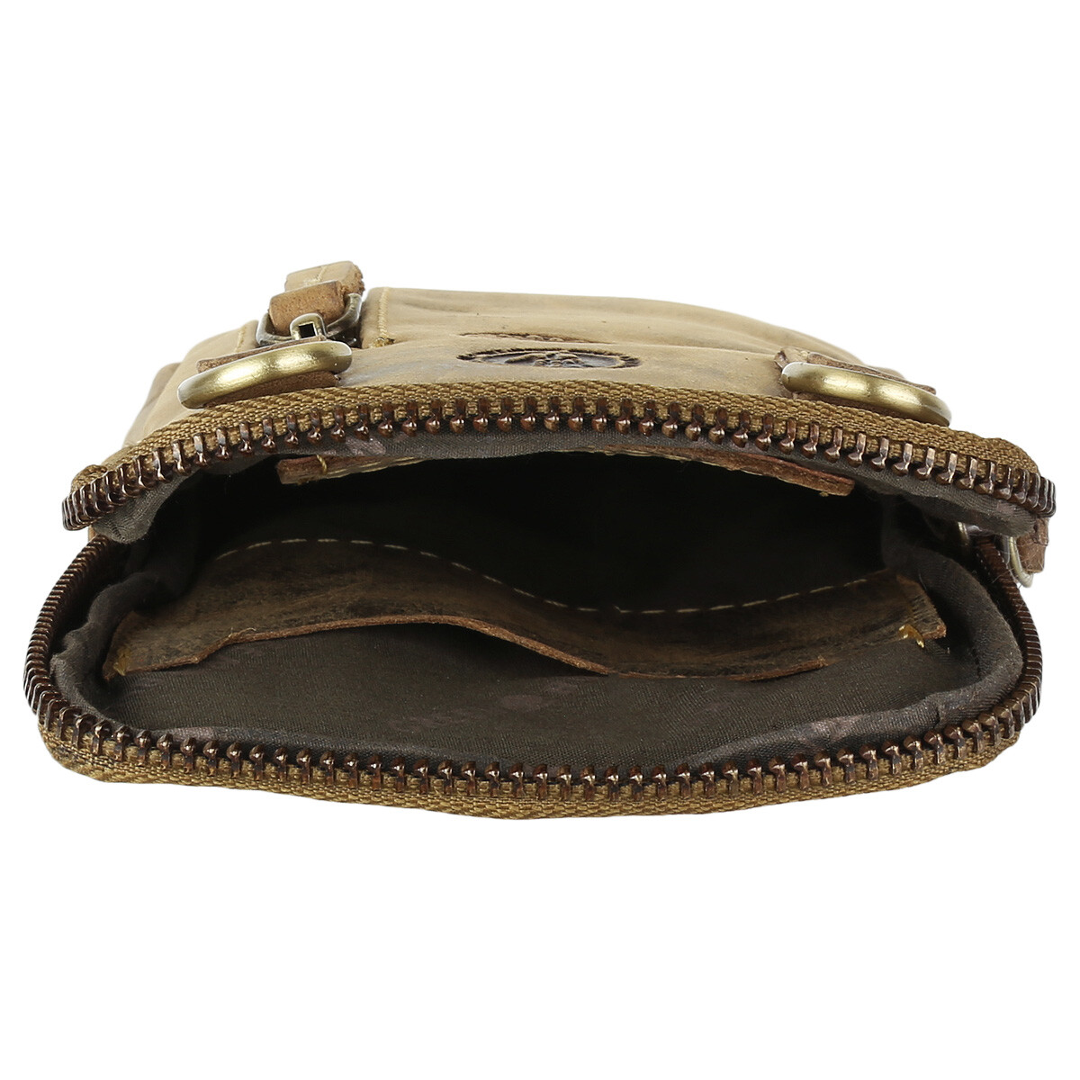 Greenburry Vintage Mobil-Sling Handy Sling Bag Leder Umhängetasche