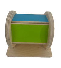 Lovevery Wood Spinning Rainbow with Ball Sound 5-6 Months Baby Sensory Toy