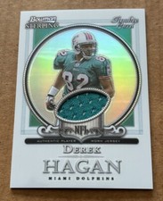 2006 BOWMAN STERLING REFRACTOR GU PATCH SP #/199 - DEREK HAGAN #BS-DEH ROOKIE $$