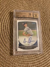Sam Selman 2013 Bowman Chrome Auto Autograph #BCPSS BGS 10/10 POP 1! KC Royals