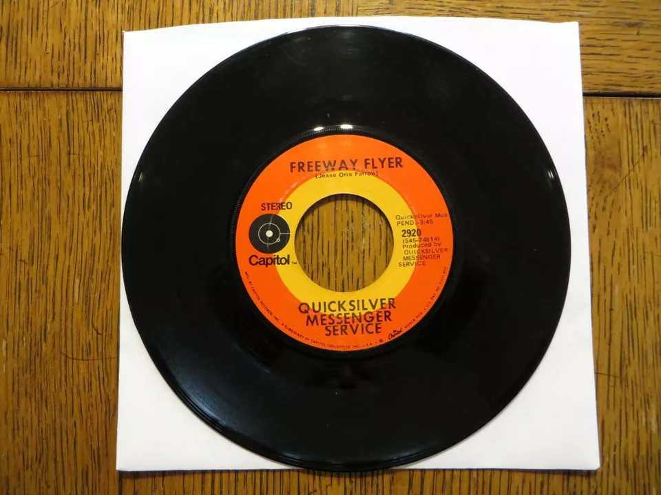 Quicksilver Messenger Service – Fresh Air - 1970 - Capitol 2920 7" Single G+ - Image 2 of 2