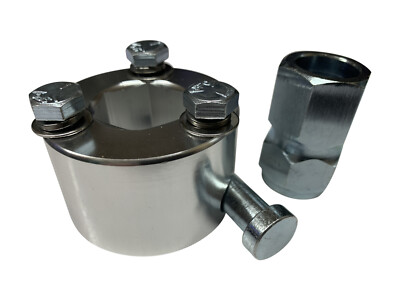 Lenkrad Schnellspanner Boss Kit Anschweißen 3/4'' Welle Universal - Silber