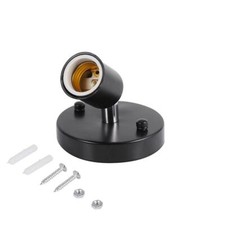 Ceiling Lamp Bulb Holder ID E27 Vintage Light Wall Mounted Socket 180° Rotating-