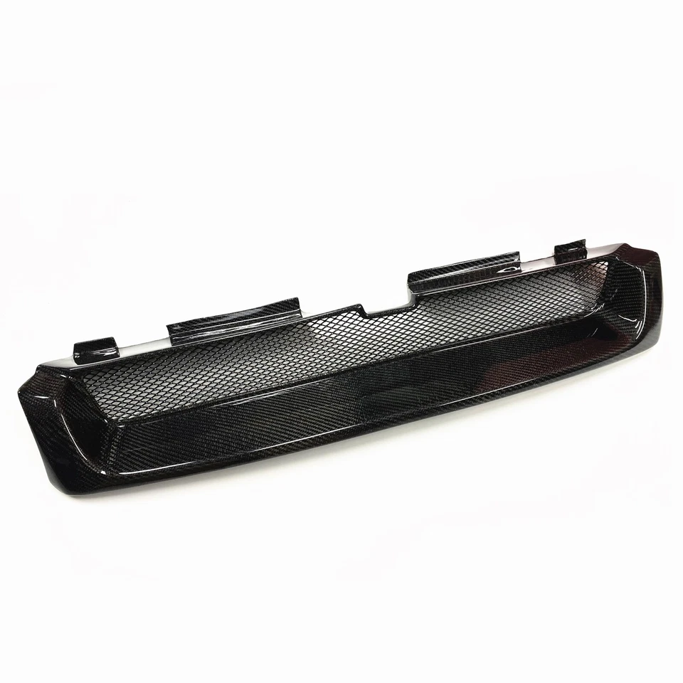 For Subaru Legacy Outback 1995-1999 Carbon Fiber Front Bumper Mesh Grille Black — 第 4/4 张图片