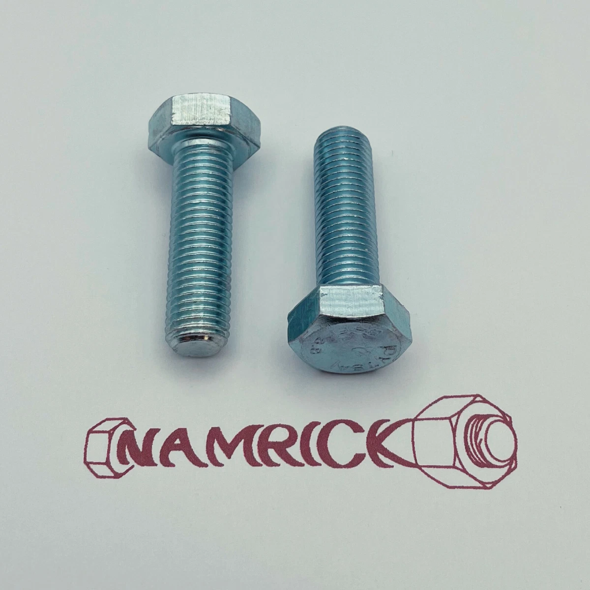 M3 Hex Head Setscrews DIN 933 (ISO 4017) In Bright Zinc Plated (BZP - Foto 5