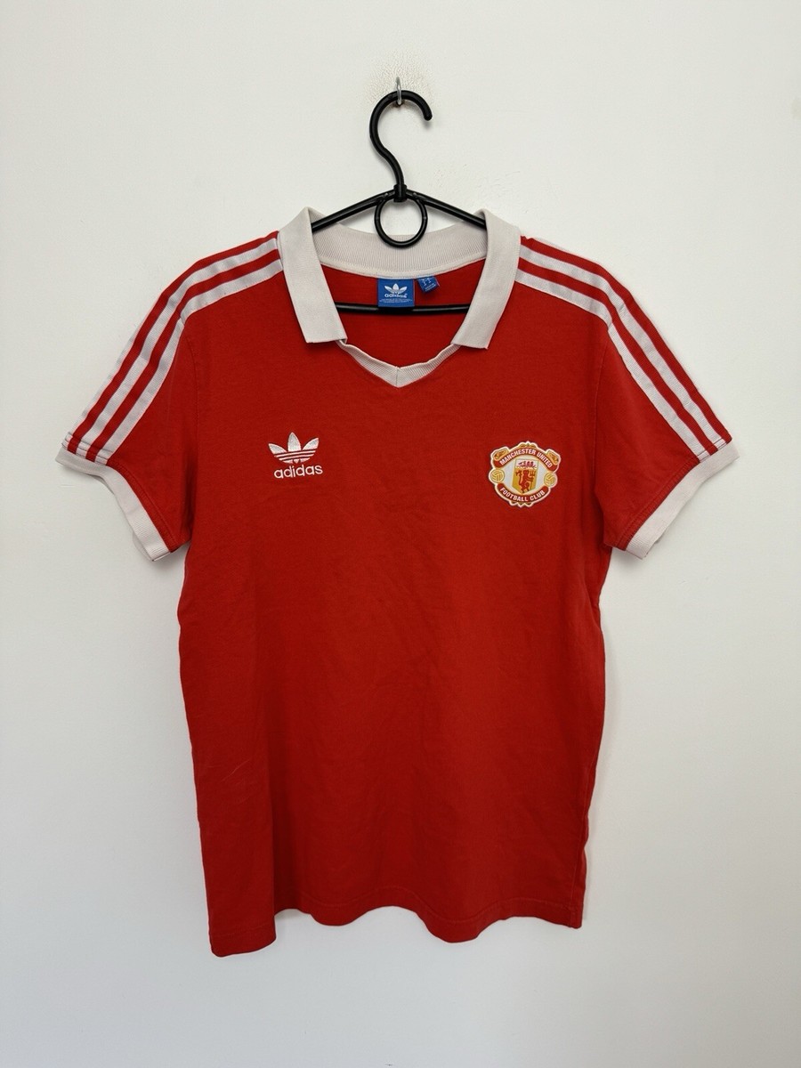アディダス Manchester United 1980年代 当時物 MANCHESTER UNITED 1980/1982 HOME FOOTBALL SHIRT ADIDAS ORIGINALS