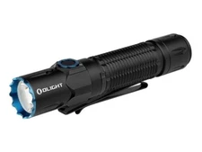 Olight Warrior 3S Black Dual-Switch Tactical Flashlight, 2300 Lumens, 300 Meters