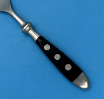LC GERMAIN GEM1 STAINLESS FLATWARE ROSTREI JAPAN 3-RIVETS BLACK HANDLE - CHOICE
