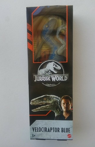 Jurassic World Toys Jurassic World Basic Value Dino Velociraptor Blue New - Picture 1 of 6