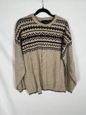 Vintage Bill Blass Sweater Men  s Large Jumper Grandpa Cottage Chunky Cable