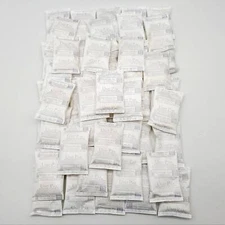 Silica Gel Desiccant 16 Grams 3"x2" Tyvek Food Grade 800 Grams Total 50 Packs