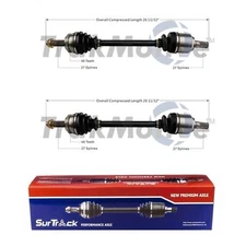 SurTrack Pair Set of 2 Front CV Axle Shafts For Kia Forte Automatic 2014-2018