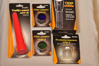 Fenix TK09 Flashlight With Accessories, 900 Lumens , New/old stock
