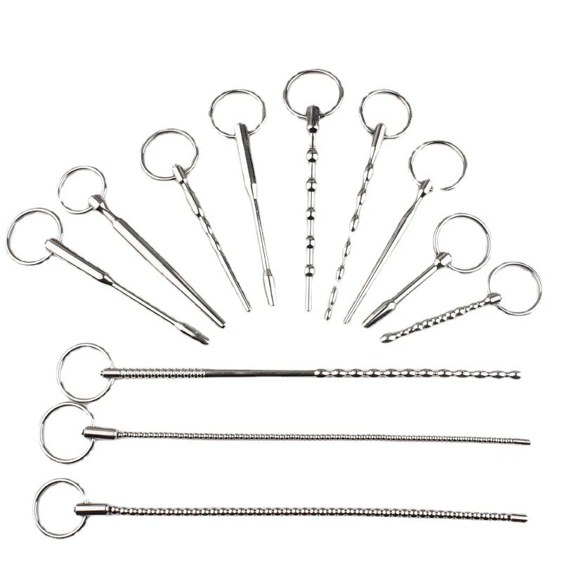 Tige Urétrale Dilatateur En Inox - Diamètre 5 à 10 Mm - Sextoy BDSM - Neuf