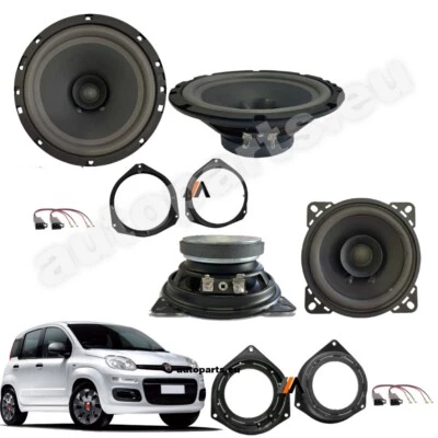 Kit De 4 Haut-Parleurs Avant Et Arrière Pour Fiat Panda Depuis 2012 - Photo 1/4