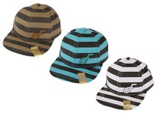 Flat Fitty Folsom Strap Back Cap Striped Hat - Many Colors