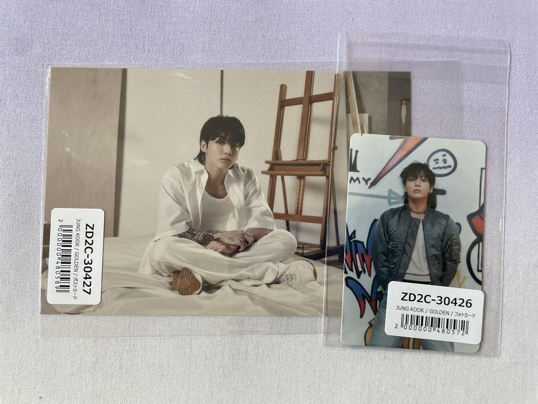 BTS JUNGKOOK GOLDEN JPFC UMS POB Official Photocard