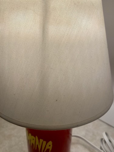 SELTENE Hulkamania Hulk Hogan WWE WWF Wrestling rot/gelb Einmaurerglas Tischlampe - Bild 9 von 13