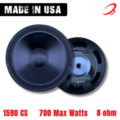 BUMPER 1590 CS 15'' Loud Speaker 700W Max 8 Ohm Pro Audio USA Made
