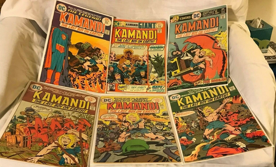 (Lote de 17) cómics de Kamandi DC de la Edad de Bronce abarca #14-54 (1974-1978) Foto 3 de 4