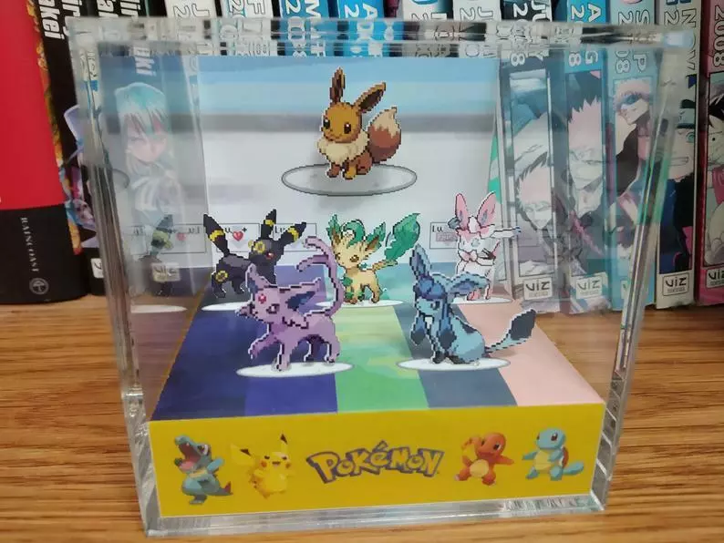 Pokemon Eevee Cubic Diorama – ARTS-MD