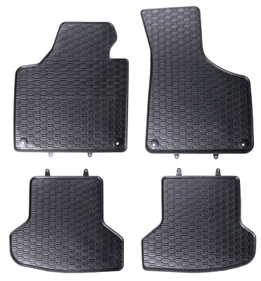 Gummifußmatten Set für Audi A3 8P / 8PA Sportback 03-12 Fußmatten Gummimatten
