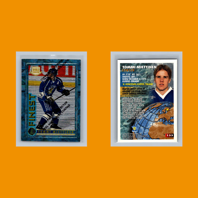 Tommi Miettinen #133 1994 Topps Finest Finland Hockey Card NHL NM