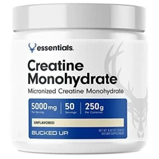 Bucked Up Creatine Monohydrate Sports and Fitness Performance Powder - 250g