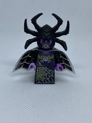 New Lego Monkie Kid Spider Queen Minifigure with Cape mk039 80021