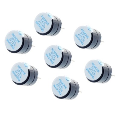 5PCS 5V Active Buzzer Magnetic Long Continous Beep Tone Alarm Ringer 12MM