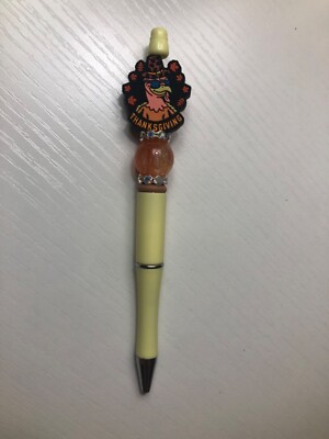 Thanksgiving beaded focal pen