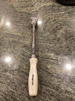 #ad Snap On fhld80 3 8 drive dual 80 hard grip pearl white long ratchet $237.45