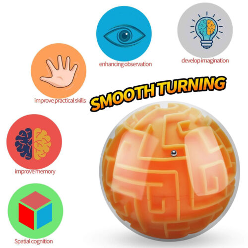 3D Maze Puzzle Brain Teasers Games Gravity 3D Maze Ball Puzzle Toy
