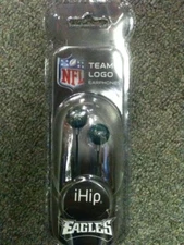 Philadelphia Eagles iHip MP3 Earphones New Ear Buds